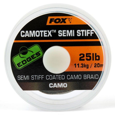 FOX camotex semi stiff 20m 11,3kg dark camo